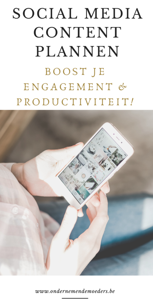 Social media content kalender plan - Contentplanner - meer engagement - plannen