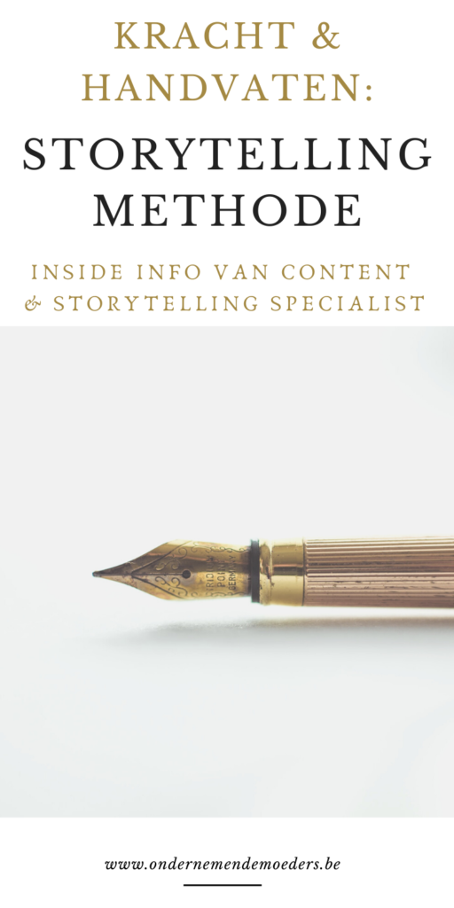 Handvaten en kracht van storytelling methode voor bedrijf - content expert specialist