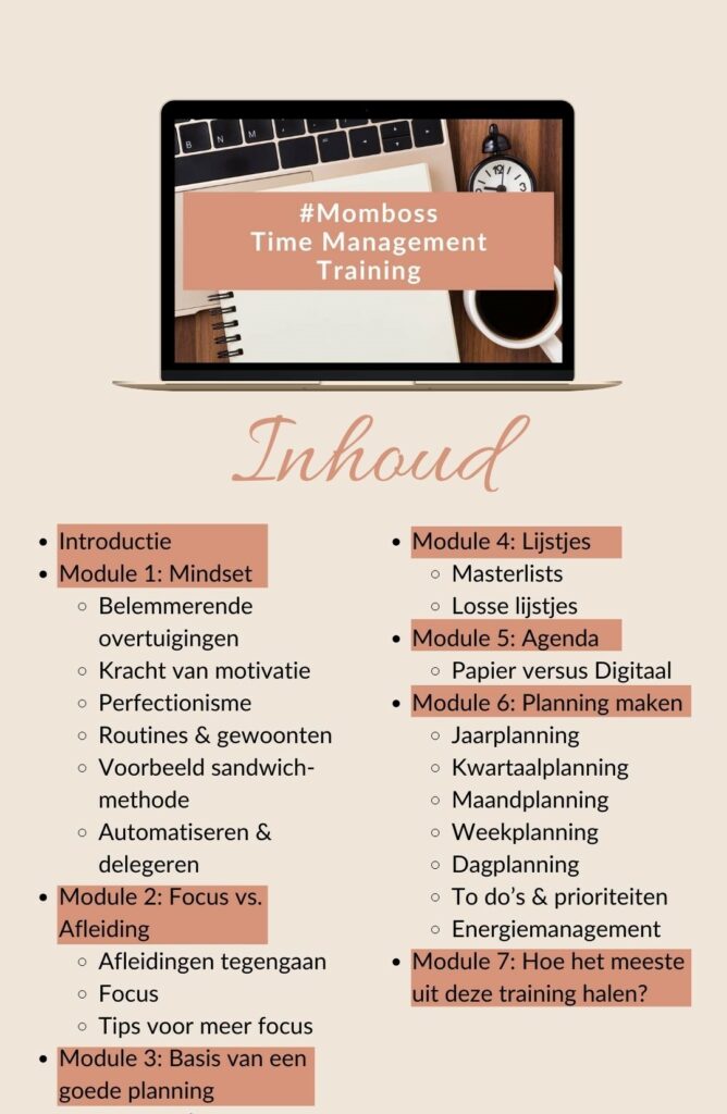 online time management training