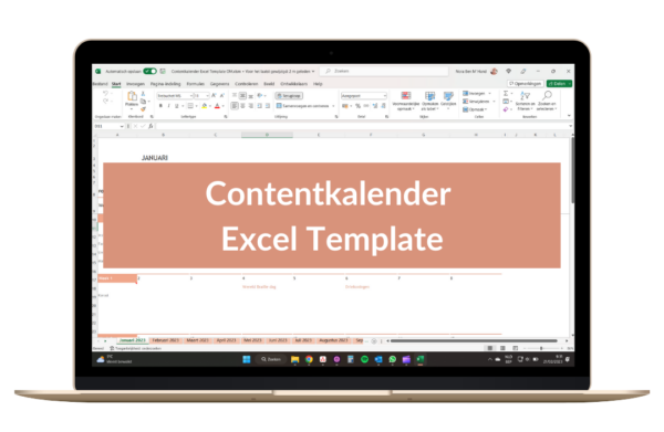 Contentkalender - Excel Template
